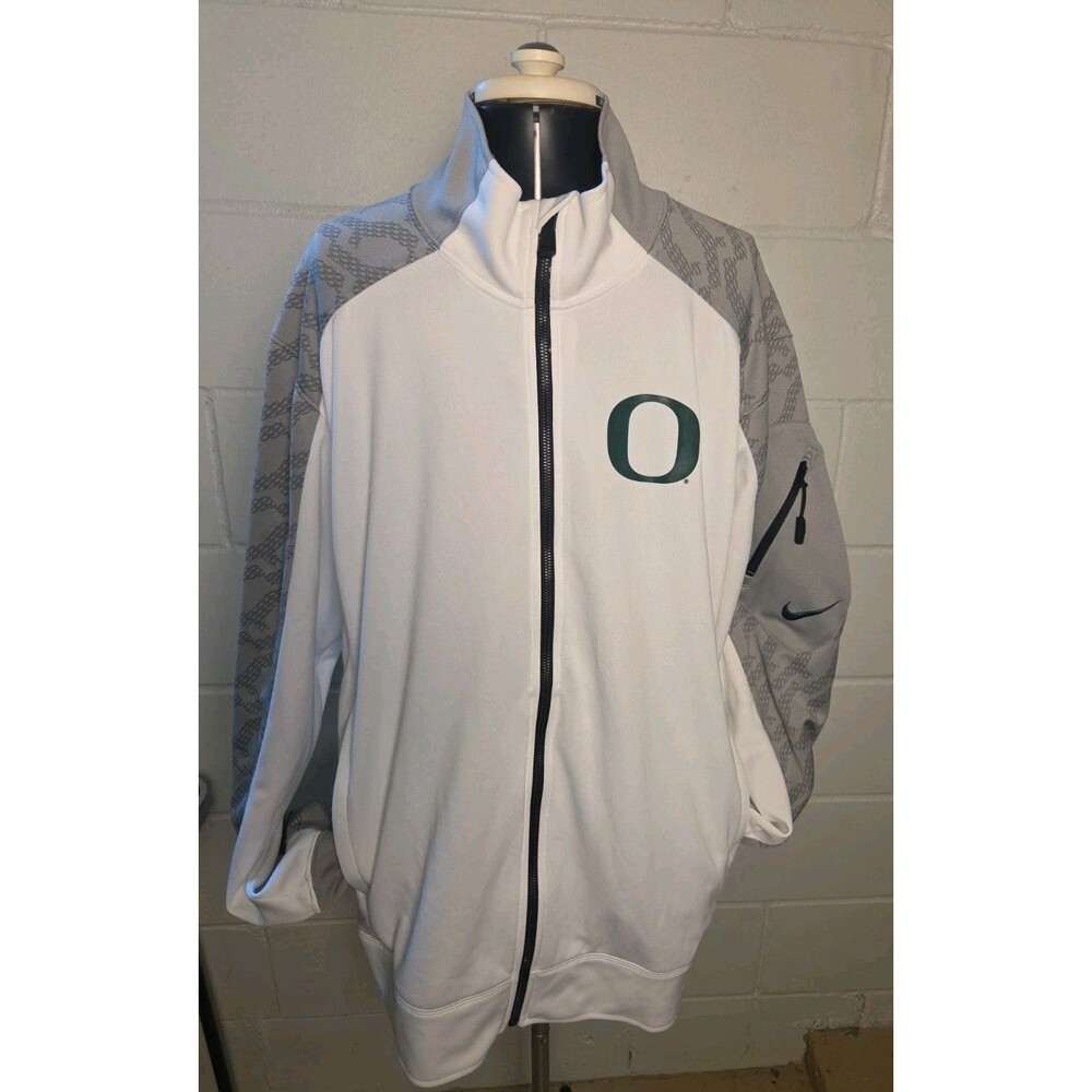 Nike Oregon Ducks Mens Dri-Fit Full Zip Performance Football Track Jacket XL